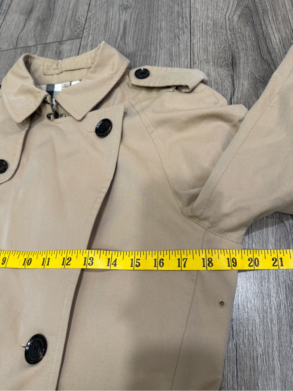 Burberry London Women's Beige Belted Trench Coat Nova Check Lined Classic Jacket - Picture 15 of 16